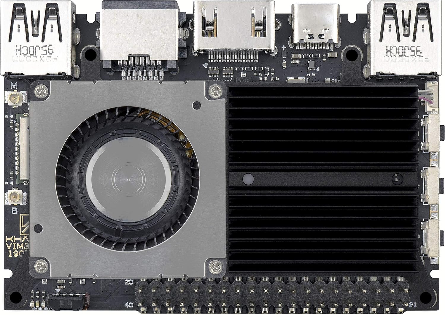 Khadas VIM3 Basic SBC with 2GB RAM, 16GB eMMC, Amlogic A311D, and 5.0 TOPS NPU – Development Board - Image 4